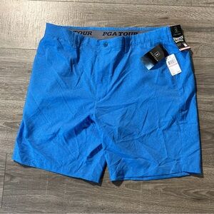 PGA TOUR Men’s Bright Blue Performance Stretch Golf Shorts SZ 40